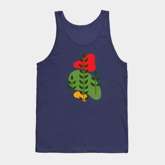 Leaves art Tank Top by Tuye Project